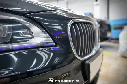 BMW 7시리즈 앞범퍼 본넷 부분 PPF, 울트라핏 XP 크리스탈 시공, 부천PPF 프로젝트알 / 부천 원미구 상동