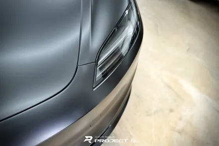테슬라 모델3 하이랜드 전체 랩핑, 3M 사틴블랙 시공, 부천 자동차래핑 전문 프로젝트알 / 부천 원미구 상동