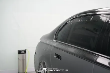 BMW i7 부천 투톤 랩핑, 크롬죽이기, 울트라핏 전체PPF 시공 후기 / 부천 원미구 상동