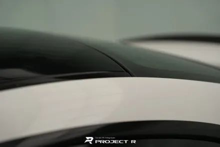 BMW e92 M3 루프스킨 사이드미러 비닐프로그 고광택 유광블랙 포인트 랩핑, 부천 프로젝트알 / 부천 원미구 상동