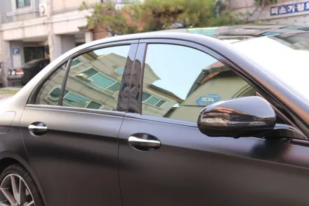 부천썬팅전문 벤츠 E43 amg 블락포디 샴페인골드 시공 / 부천 원미구 상동