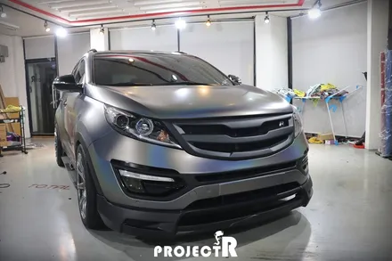 기아 스포티지R 전체 랩핑, 3M1080 사틴 사이키델릭 풀랩핑 시공 by 부천 프로젝트R / 부천 원미구 상동