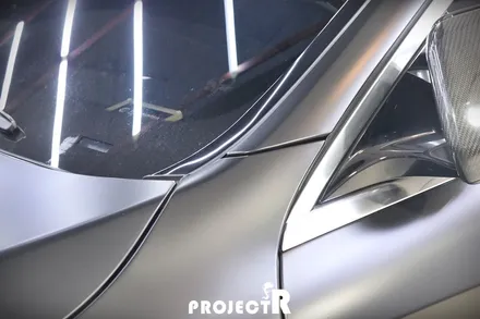 벤츠 S클래스 S65 AMG 전체 랩핑, 에이버리 사틴블랙으로 스타일 바꿔주기 / 부천 원미구 상동