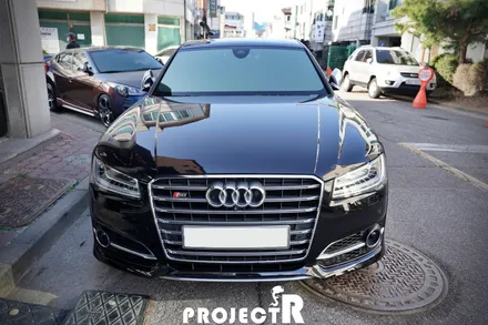 부천 아우디 S8 열차단 썬팅, 블락포디 샴페인골드 윈도 틴팅 재시공기 by 프로젝트알 / 부천 원미구 상동