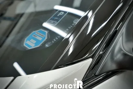 BMW 7시리즈 루프스킨, 필러 라인 블랙 유광 부분 포인트 랩핑 by 프로젝트R / 부천 원미구 상동