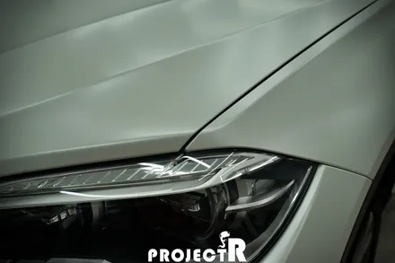 인천 자동차 랩핑, BMW X6 에이버리 사틴 화이트 펄 전체 랩핑 시공기 by 프로젝트알 / 부천 원미구 상동