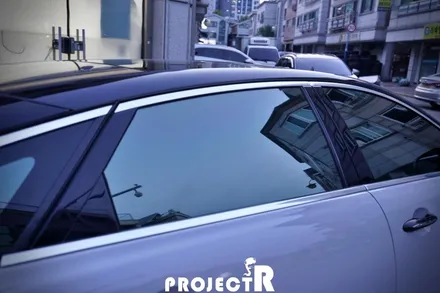 재규어 XJ 글라스틴트 선셋 윈도 틴팅, 열차단 썬팅 재시공기 by 부천 상동 프로젝트알 / 부천 원미구 상동