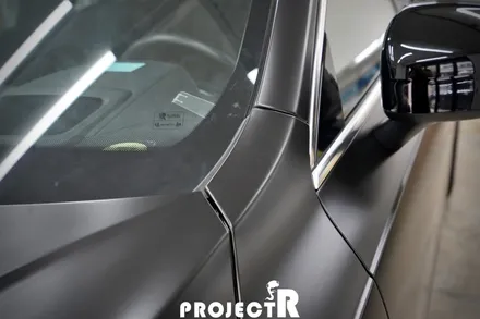 볼보 XC90 에이버리 사틴블랙 전체 랩핑, 부천 프로젝트알 / 부천 원미구 상동