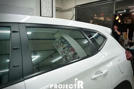 올뉴 투싼 열차단 썬팅, 글라스틴트 선셋 윈도 틴팅 재작업, 부천 상동 자동차썬팅 프로젝트알 / 부천 원미구 상동