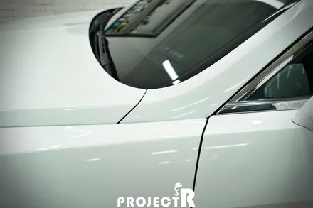 벤틀리 플라잉스퍼 전체랩핑, 에이버리 유광 화이트 자동차 래핑 in 프로젝트알 / 부천 원미구 상동