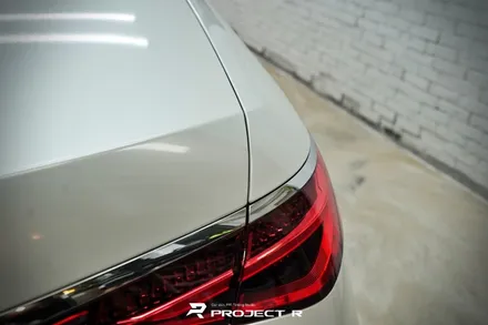 벤츠 S클래스 신형 S350d 에이버리 유광 화이트펄 전체 랩핑 시공, 부천 프로젝트알 / 부천 원미구 상동