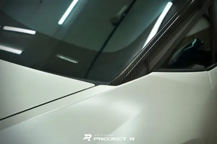 람보르기니 우라칸 전체 랩핑, 에이버리 사틴 화이트펄 시공, 부천랩핑 프로젝트알 / 부천 원미구 상동