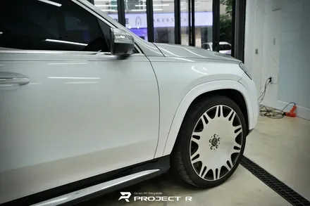 벤츠 GLS 600 마이바흐 듀오톤 에이버리 유광 화이트 투톤 랩핑, 부천 프로젝트R / 부천 원미구 상동