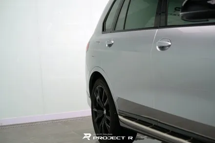 BMW X7 40d 전체 랩핑 비닐프로그 실버 메탈릭 시공, 부천 프로젝트알 / 부천 원미구 상동