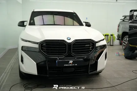 BMW XM 사고로 인한 본넷 PPF 재시공, 울트라핏 무광 PPF 부천 프로젝트알 / 부천 원미구 상동