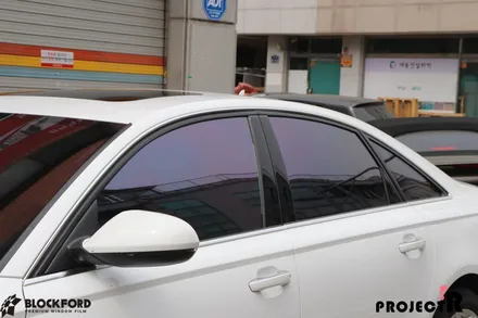 부천썬팅 이곳에서 아우디 A6 블락포디 비오츠 카멜레온 썬팅재시공 / 부천 원미구 상동