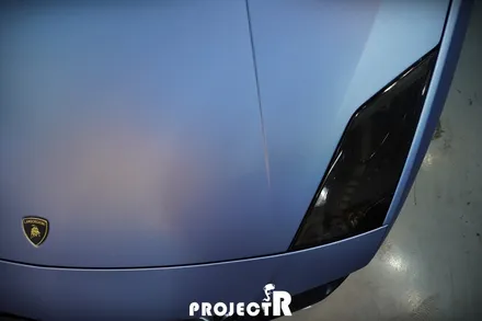 람보르기니 가야르도 전체 랩핑, 에이버리 무광 파우더블루 in 부천 랩핑 전문 프로젝트R / 부천 원미구 상동