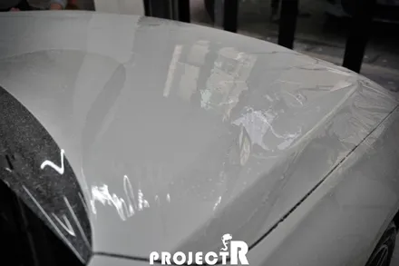 BMW 5시리즈 5GT 그릴 포인트 랩핑 크롬 죽이기 및 본넷 헤드라이트 PPF 보호필름 시공기 by 프로젝트알 / 부천 원미구 상동