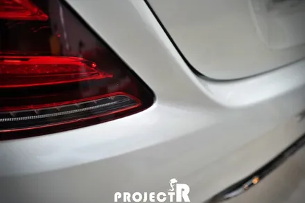 벤츠 S63 AMG 전체랩핑, 에이버리 유광 화이트펄 자동차 래핑 by 부천 상동 프로젝트알 / 부천 원미구 상동