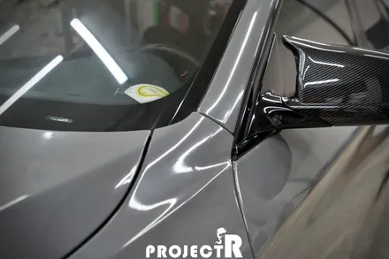 BMW 5시리즈 전체 랩핑, 에이버리 락그레이 자동차 래핑 by 부천 랩핑 전문 프로젝트R / 부천 원미구 상동