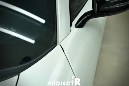 부천 랩핑 프로젝트알, 벤츠 AMG GT 에이버리 사틴 화이트 펄 전체 랩핑 / 부천 원미구 상동