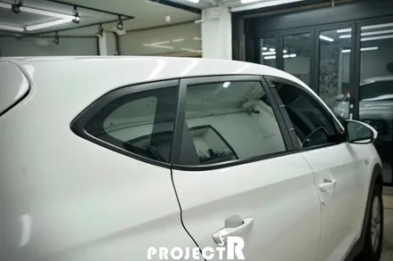올뉴 투싼 열차단 썬팅, 글라스틴트 선셋 윈도 틴팅 재작업, 부천 상동 자동차썬팅 프로젝트알 / 부천 원미구 상동