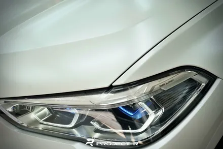 BMW X6 전체 랩핑, 에이버리 사틴 화이트펄 시공, 부천랩핑 프로젝트알 / 부천 원미구 상동