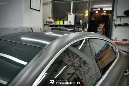 아우디 A7 전체 랩핑, 에이버리 사틴 바솔트 메탈릭 시공, 부천랩핑 프로젝트알 / 부천 원미구 상동