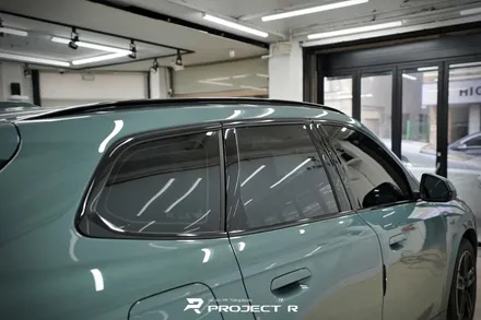 BMW X1 크롬죽이기, 유광블랙 부분 포인트 랩핑, 부천 상동 자동차 랩핑 / 부천 원미구 상동
