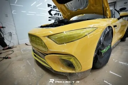 벤츠 SL63 AMG 스텍 윈드쉴드, UPPF 전체 PPF 및 카본PPF, 부천 프로젝트알 / 부천 원미구 상동