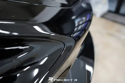 맥라렌 765LT 앞범퍼 사고, 울트라핏 블랙 PPF 재시공, 부천PPF 프로젝트알 / 부천 원미구 상동