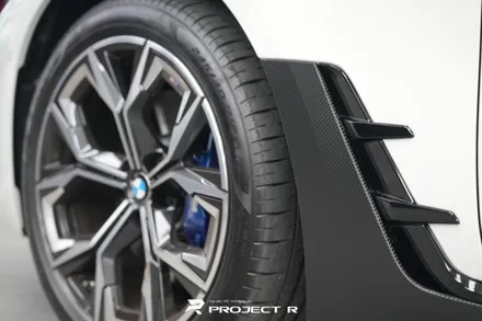 BMW i4 사이드스텝 3M 카본 부분 포인트 랩핑, 부천 프로젝트R / 부천 원미구 상동