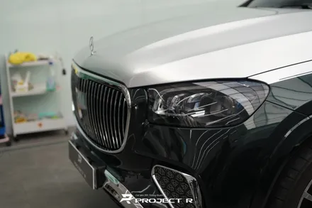 벤츠 GLS600 마이바흐 듀오톤 비닐프로그 로얄그린 및 메탈실버 투톤 랩핑, 부천 프로젝트알 / 부천 원미구 상동
