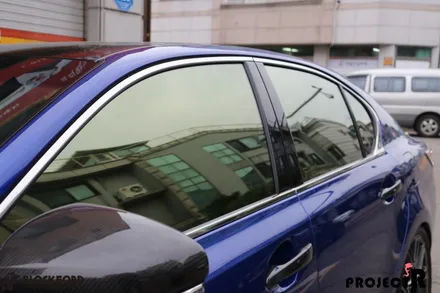 부천썬팅전문점 렉서스 GS450h f스포츠 블락포디 샴페인골드 시공하다 / 부천 원미구 상동
