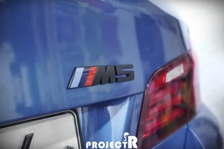 BMW M5 크롬 죽이기 부분 포인트 랩핑, 부천 상동 자동차 래핑 전문 프로젝트R / 부천 원미구 상동