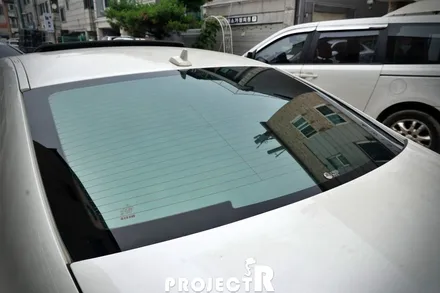 부천 상동 벤츠 CLS 250d 열차단 썬팅, 글라스틴트 선셋 윈도 틴팅 재시공기 by 프로젝트알 / 부천 원미구 상동