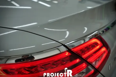 벤츠 S63 AMG 카브리올레 전체 랩핑, 에이버리 그레이 자동차 래핑 by 부천 프로젝트알 / 부천 원미구 상동