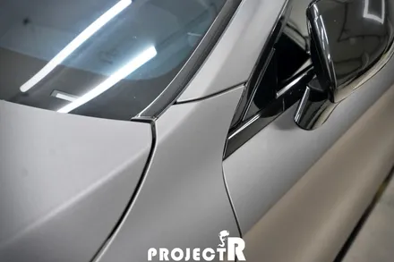 벤츠 S63 AMG 쿠페 전체 랩핑, 에이버리 슈프림 무광 건메탈 메탈릭 by 부천 자동차 래핑 프로젝트알 / 부천 원미구 상동
