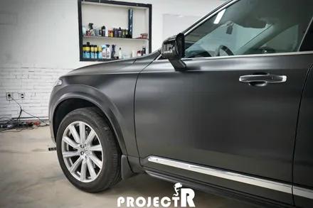 볼보 XC90 에이버리 사틴블랙 전체 랩핑, 부천 프로젝트알 / 부천 원미구 상동