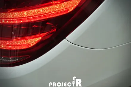 부천 랩핑 전문점, 벤츠 S63 AMG 에이버리 유광 화이트 전체 랩핑 in 프로젝트알 / 부천 원미구 상동