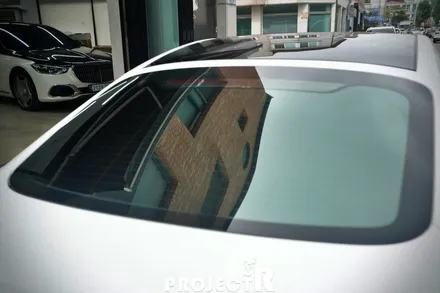 포르쉐 파나메라 열차단 썬팅, 글라스틴트 선셋 윈도 틴팅 in 부천 상동 프로젝트알 / 부천 원미구 상동