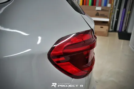 BMW X3 전체 랩핑, 에이버리 유광 그레이 크레용 색상 자동차랩핑, 부천 프로젝트알 / 부천 원미구 상동