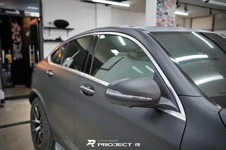 벤츠 GLC 43 AMG 에이버리 무광블랙 전체 랩핑 시공 후기, 부천 자동차랩핑 전문 프로젝트알 / 부천 원미구 상동