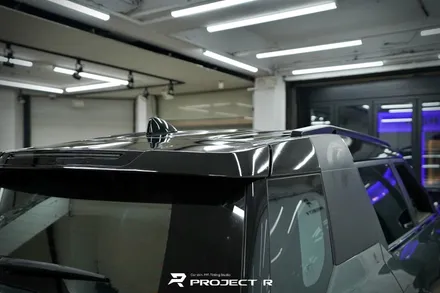 토레스 투톤 랩핑, 유광블랙 루프스킨, 무광블랙 스토리지박스 부분 랩핑, 부천 프로젝트알 / 부천 원미구 상동