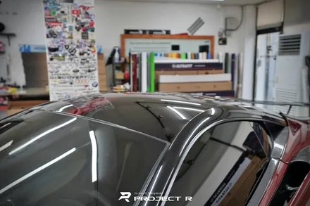 맥라렌 570S 비닐프로그 메탈릭 루푸스 레드 전체 랩핑 시공, 부천 자동차랩핑 프로젝트알 / 부천 원미구 상동