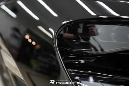 맥라렌 765LT 앞범퍼 사고, 울트라핏 블랙 PPF 재시공, 부천PPF 프로젝트알 / 부천 원미구 상동