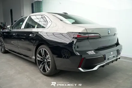 BMW 7시리즈 듀오톤 랩핑, 750e 오토벨벳 리페어블랙 시공 부천랩핑 프로젝트알 / 부천 원미구 상동