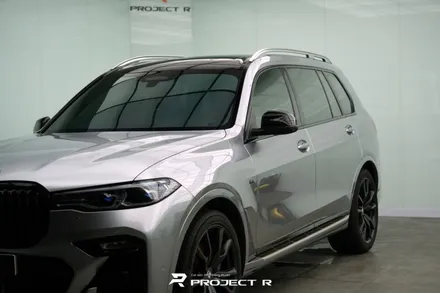 BMW X7 40d 전체 랩핑 비닐프로그 실버 메탈릭 시공, 부천 프로젝트알 / 부천 원미구 상동