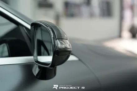 벤츠 E클래스 E450 카브리올레 전체 랩핑, 3M 사틴 다크그레이 시공, 부천 프로젝트알 / 부천 원미구 상동