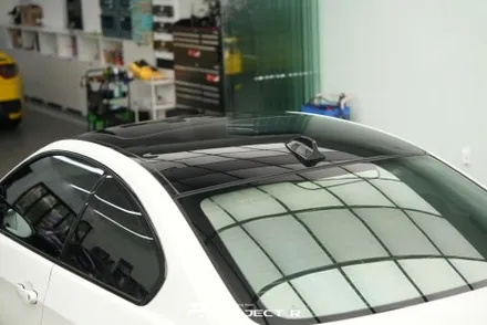 BMW e92 M3 루프스킨 사이드미러 비닐프로그 고광택 유광블랙 포인트 랩핑, 부천 프로젝트알 / 부천 원미구 상동